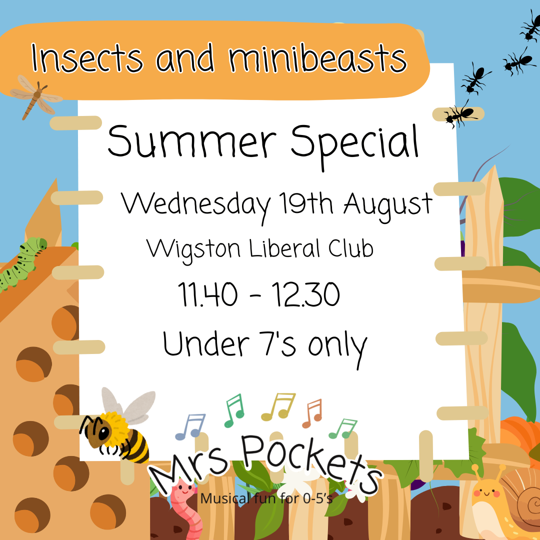Wigston Wednesdays 11.40 - 12.30 19th August