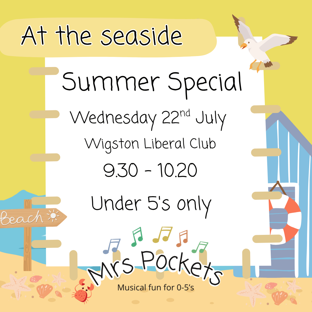 Wigston Wednesdays 9.30 - 10.20 22nd July