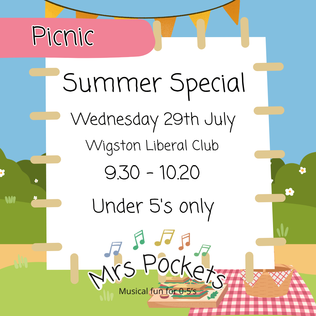 Wigston Wednesdays 9.30 - 10.20 29th July