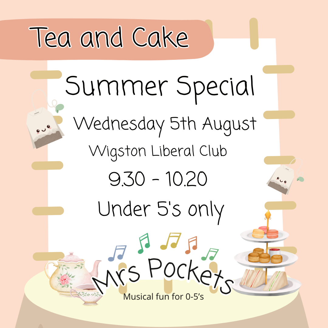 Wigston Wednesdays 9.30 - 10.20 5th August