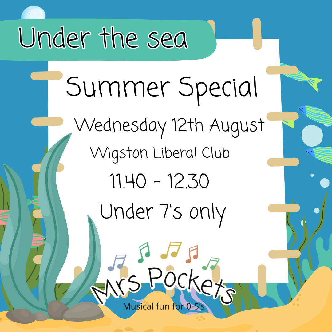 Wigston Wednesdays 11.40 - 12.30 12th August