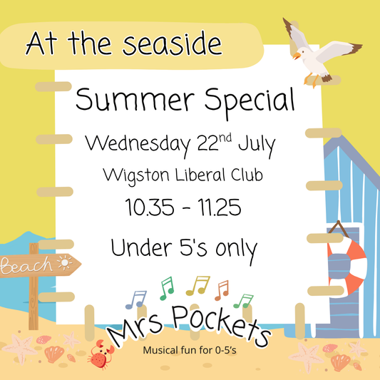 Wigston Wednesdays 10.35 - 11.25 22nd July