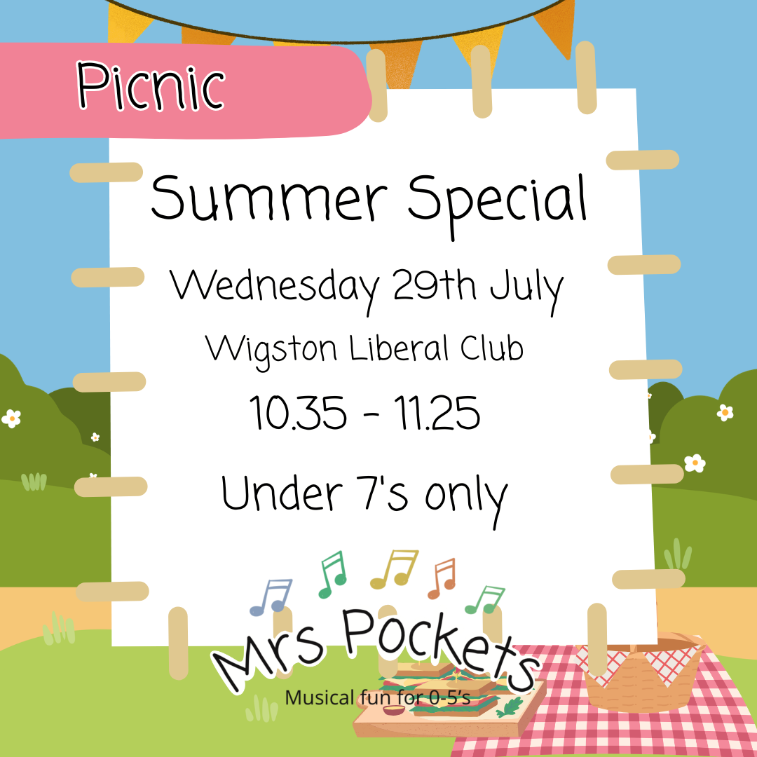 Wigston Wednesdays 10.35 - 11.25 29th July