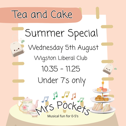 Wigston Wednesdays 10.35 - 11.25 5th August